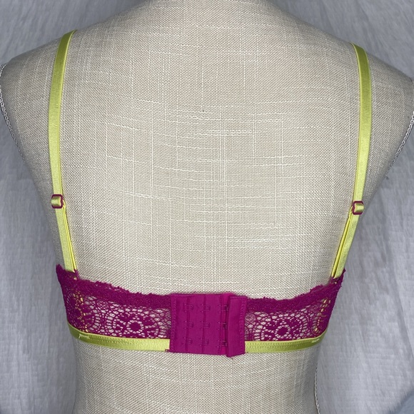 Lace Bralette Set in Orange and Purple - Picture 3 of 8